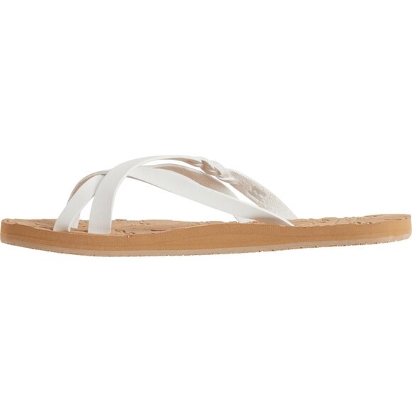 NEW Billabong June Flip Flops For Women in white 253 - Picture 3 of 6